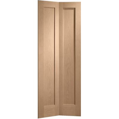 Oak Pattern 10 Internal Bi-fold Bifold Door Wooden Timber In...